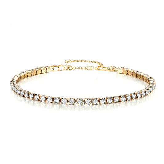 2mm Tennis Bracelet Gold