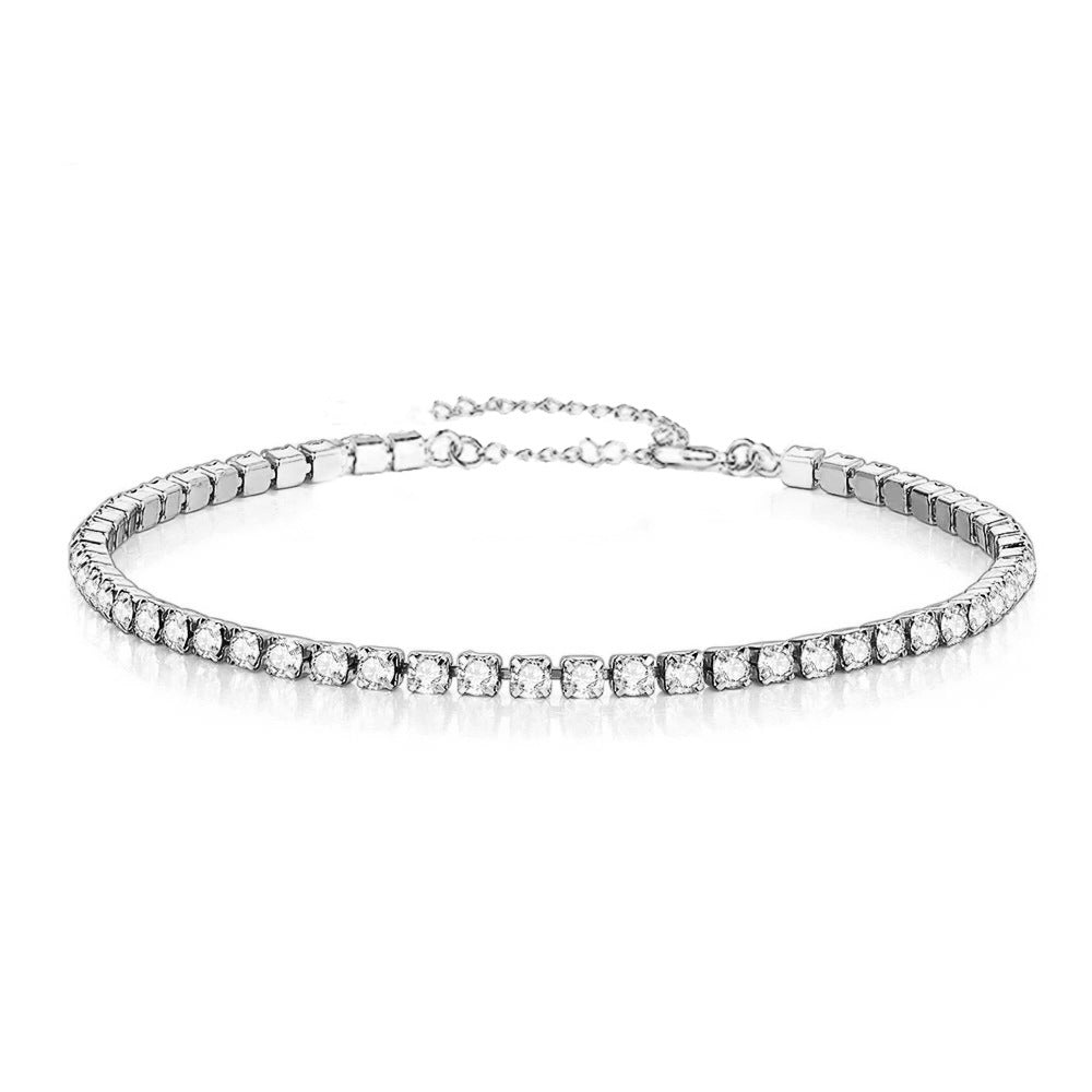 2mm Tennis Bracelet in Silver Waterproof