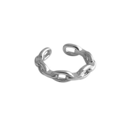 Chain Ear Cuff in Silver