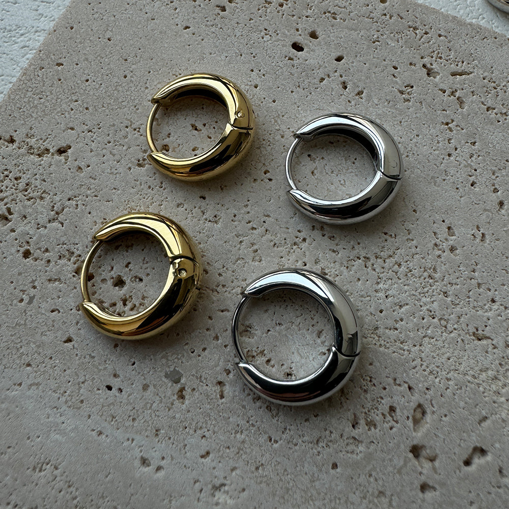 Arc Hoop Earrings