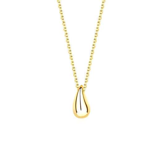 Delicate Pear Drop Pendant Necklace